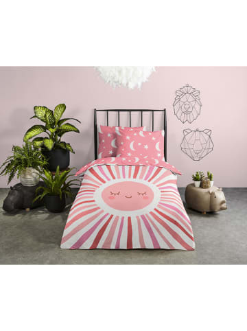 Good Morning Beddengoedset "Sunny" lichtroze