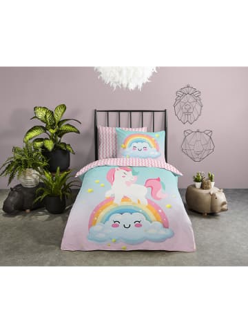 Good Morning Beddengoedset "Sweety" mintgroen/lichtroze