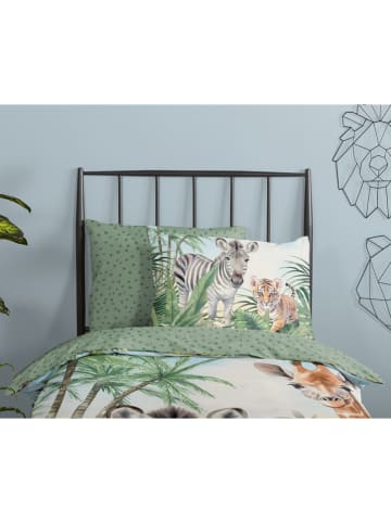 Good Morning Komplet pościeli "Thabo" w kolorze zielono-jasnobrązowym