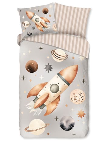 Good Morning Bettwäsche-Set "Explore" in Grau