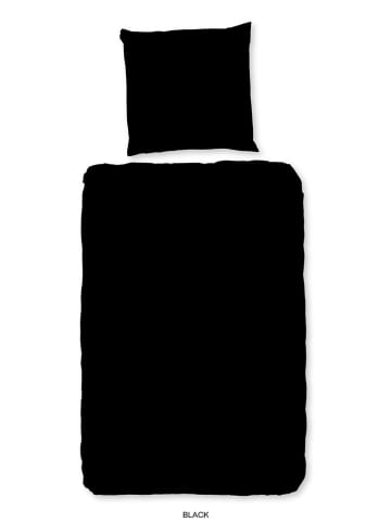 Good Morning Bettwäsche-Set in Schwarz