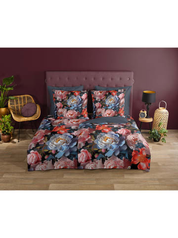 Good Morning Bettwäsche-Set ''Rhein'' in Blau/ Rosa