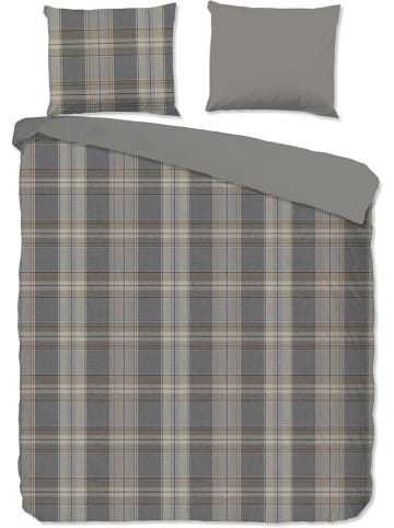 Good Morning Bettwäsche-Set ''Jacoba'' in Grau/ Beige