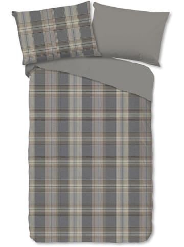 Good Morning Beddengoedset "Jacoba" grijs/beige