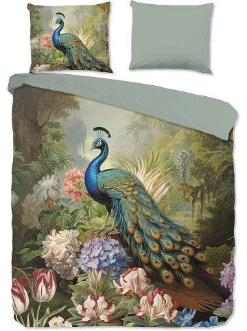 Good Morning Beddengoedset "Ings" groen/meerkleurig