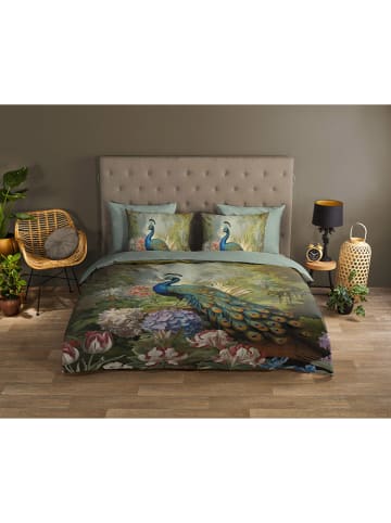 Good Morning Beddengoedset "Ings" groen/meerkleurig