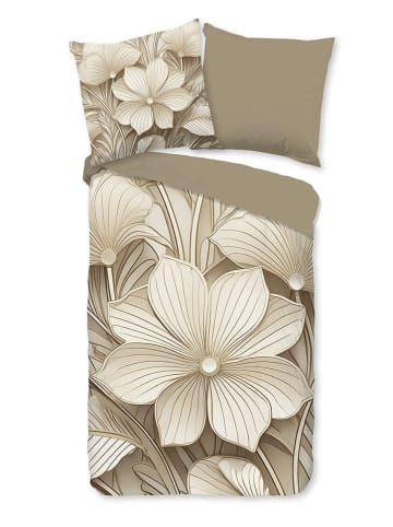 Good Morning Beddengoedset  "Artdeco" beige/lichtbruin