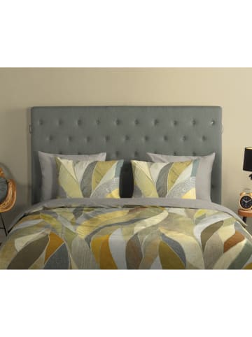 Good Morning Renforcé-Bettwäsche-Set "Yellowstone" in Grau/ Gelb