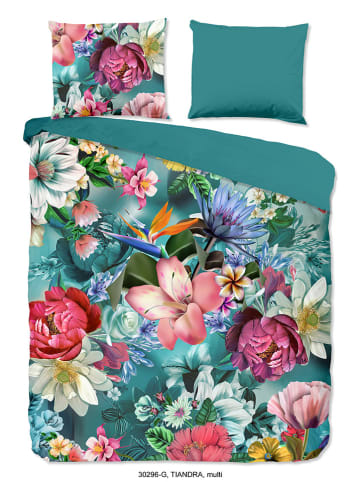 Good Morning Beddengoedset "Tiandra" turquoise/meerkleurig