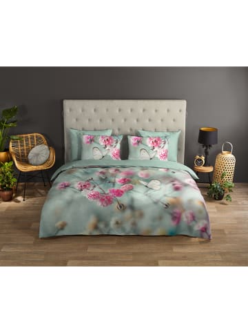 Good Morning Bettwäsche-Set "Adel" in Mint/ Rosa