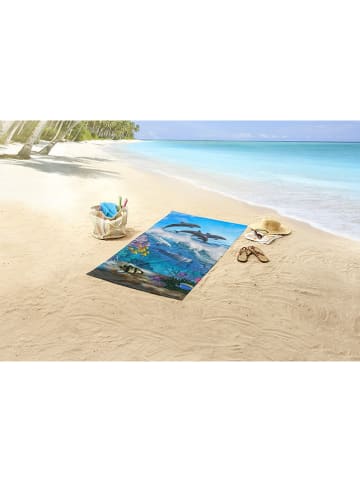 Good Morning Strandtuch "Andre" in Blau