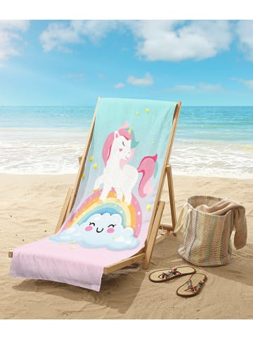 Good Morning Strandtuch "Sweety" in Mint/ Rosa