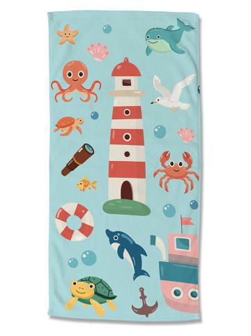 Good Morning Strandlaken "Sailor" turquoise/groen/rood