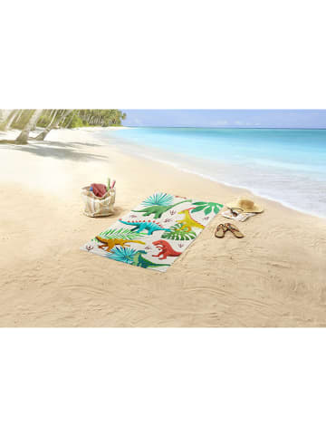 Good Morning Strandlaken "Dinos" beige/meerkleurig