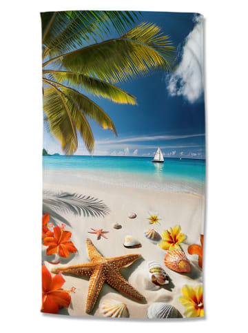 Good Morning Strandlaken "Havana" blauw/groen/beige