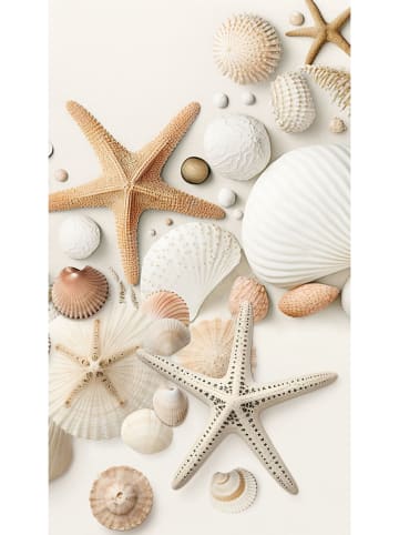 Good Morning Strandtuch "Cote" in Creme/ Beige