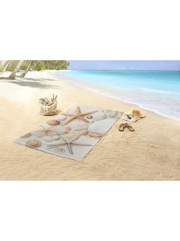 Good Morning Strandtuch "Cote" in Creme/ Beige