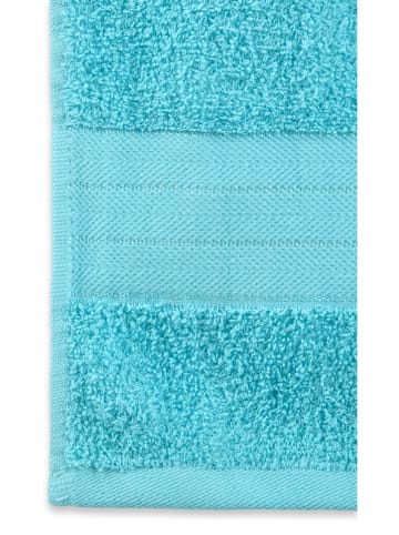 Good Morning 4-delige set: handdoeken turquoise
