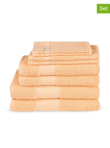 Good Morning 8tlg. Handtuch-Set in Orange