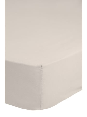 Good Morning Prześcieradło w kolorze beżowym na gumce