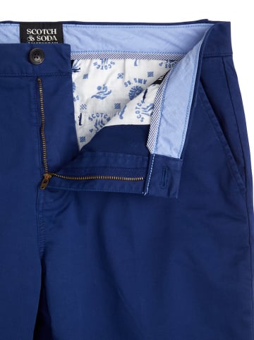 Scotch & Soda Chinobroek donkerblauw
