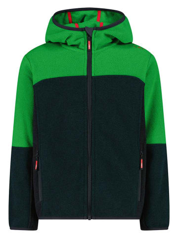 cmp Fleecejacke in Schwarz/ Grün
