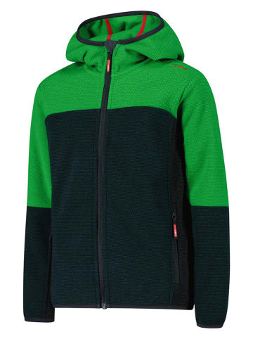 cmp Fleece vest zwart/groen