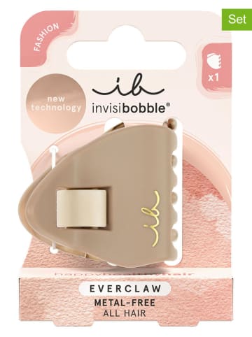 Invisibobble 2-delige set: haarklemmen beige