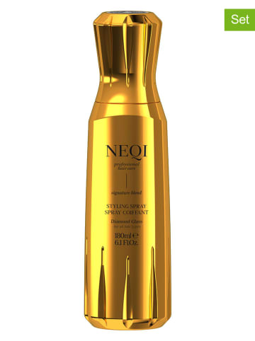 NEQI 2-delige set: stylingsprays "Diamond Glass All", elk 180 ml