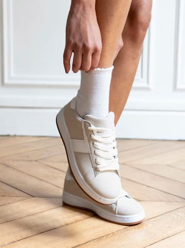 Bellucci Sneakers in Beige/ Weiß