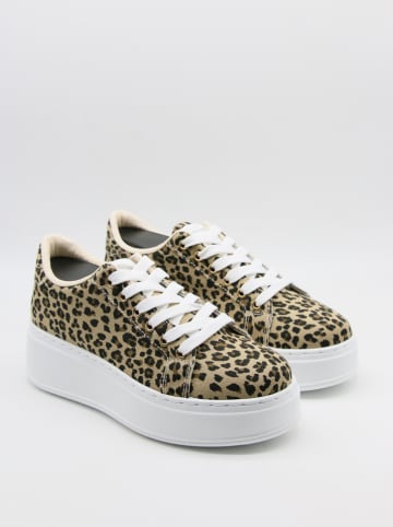 Bellucci Sneakers in Camel/ Schwarz