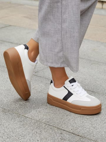 Bellucci Sneakers wit/zwart/grijs