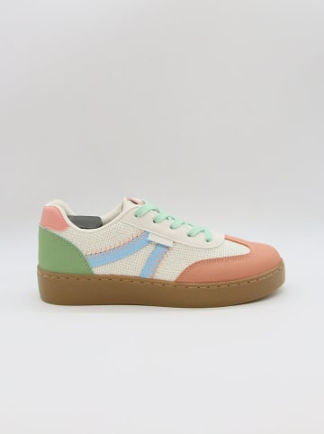 Bellucci Sneakers in Weiß/ Grün/ Hellblau
