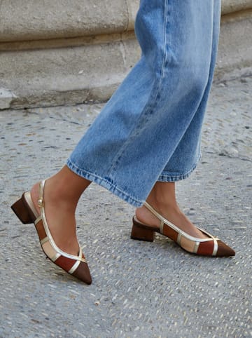 Bellucci Slingpumps in Braun
