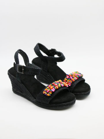 Bellucci Keilsandaletten in Schwarz