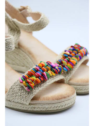 Bellucci Sleehaksandalen beige