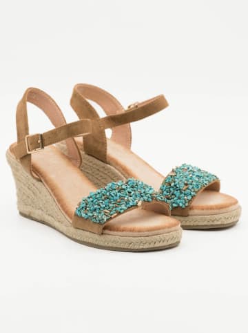 Bellucci Sleehaksandalen lichtbruin