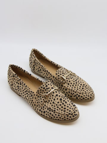 Bellucci Mocassins camel/zwart