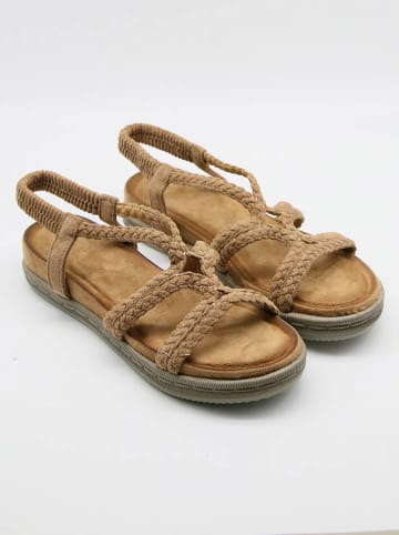 Bellucci Sandalen in Hellbraun