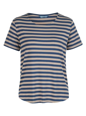 finside Shirt "Mekkoli" in Blau/ Beige