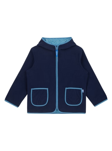 finkid Fleece vest "Tonttu" donkerblauw