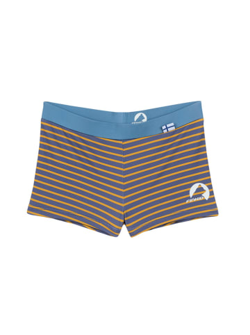 finkid Badehose "Uinti" in Dunkelblau/ Gelb