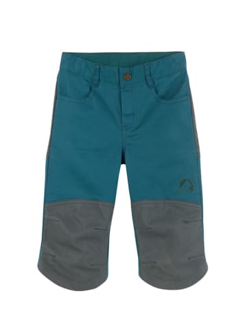 finkid Funktionsshorts "Kulta" in Petrol/ Grau