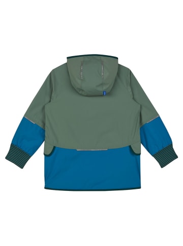 finkid Regenjas "Moska" blauw/groen