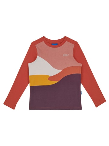 finkid Longsleeve "Ilo" in Rot/ Lila