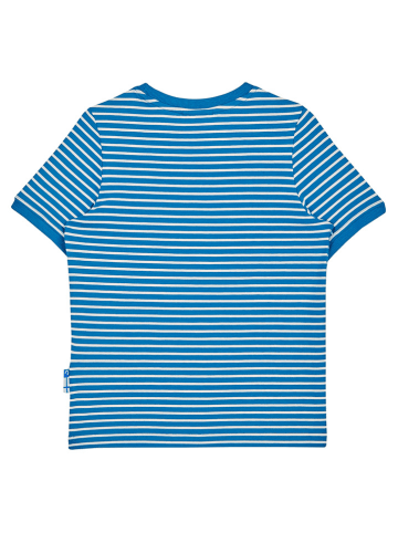 finkid Shirt "Renkaat" in Blau/ Weiß