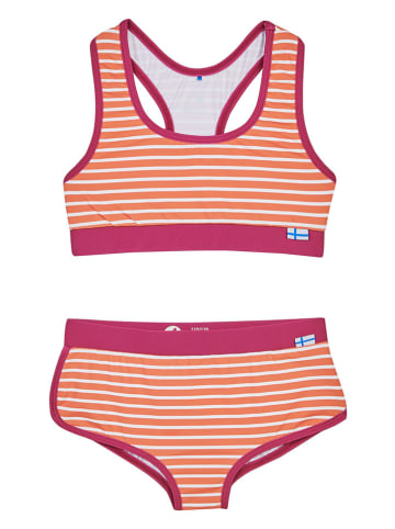 finkid Bikini "Luoto" in Rot/ Orange