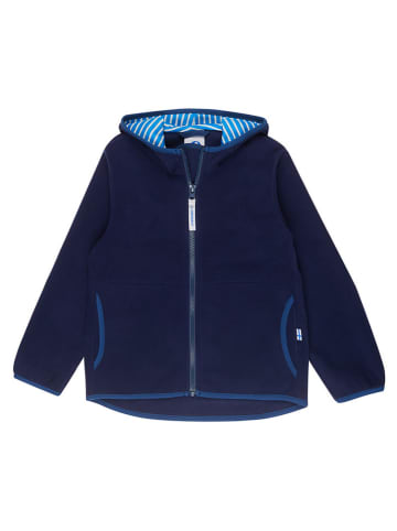 finkid Fleece vest "Paukku" donkerblauw
