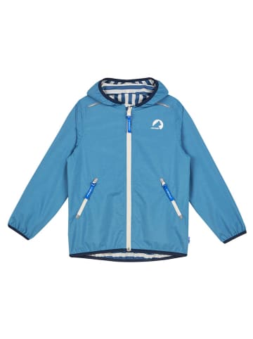finkid Omkeerbare regenjas "Valas" blauw