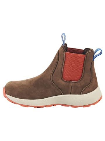 finkid Leren chelseaboots "Saapas" bruin/oranje